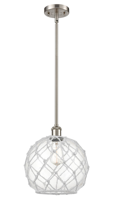 Innovations - 516-1S-SN-G122-10RW - One Light Mini Pendant - Ballston - Brushed Satin Nickel