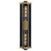 Maxim - 16122CRBKAB - Two Light Outdoor Wall Sconce - Opulent - Black / Antique Brass