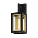 Maxim - 30052CLBKGLD - One Light Outdoor Wall Sconce - Neoclass - Black / Gold