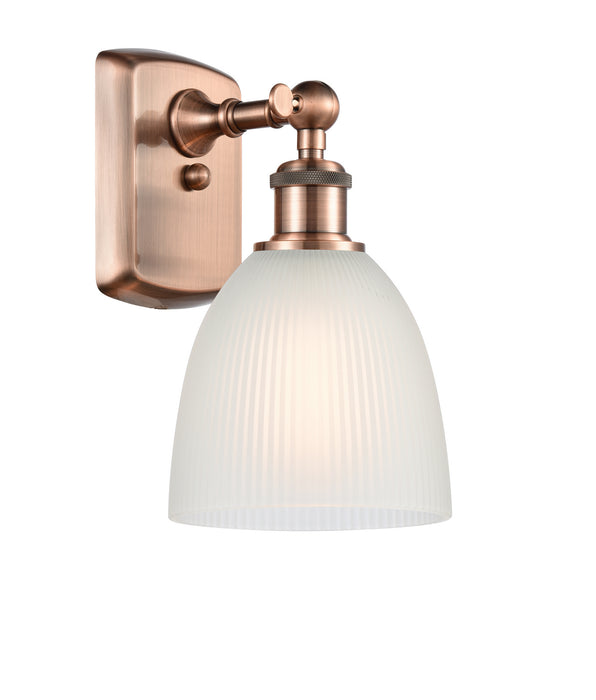 Innovations - 516-1W-AC-G381-LED - LED Wall Sconce - Ballston - Antique Copper