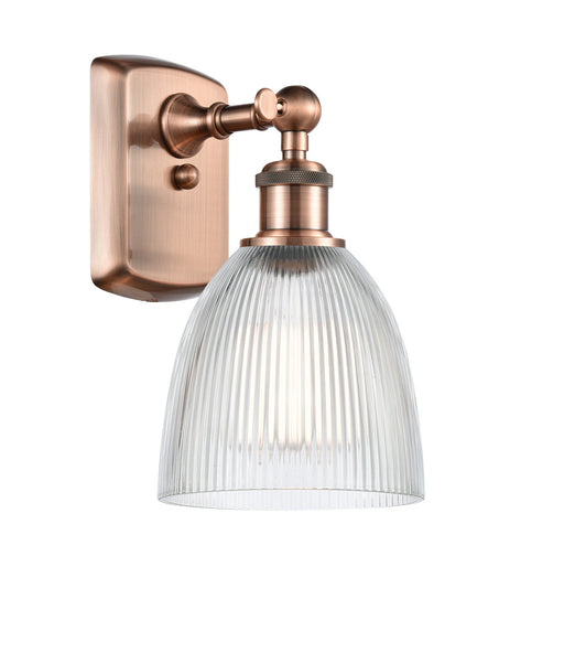 Innovations - 516-1W-AC-G382 - One Light Wall Sconce - Ballston - Antique Copper