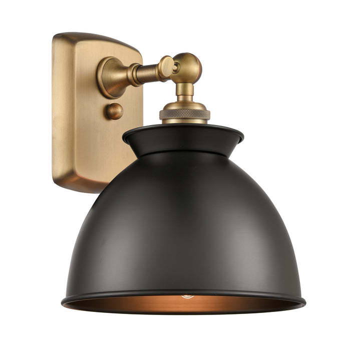 Innovations - 516-1W-BB-M14-BK-LED - LED Wall Sconce - Ballston - Brushed Brass