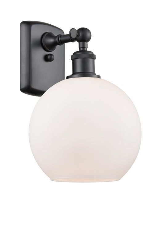 Innovations - 516-1W-BK-G121-8 - One Light Wall Sconce - Ballston - Matte Black