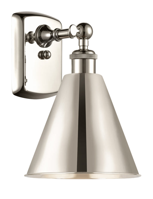 Innovations - 516-1W-PN-MBC-8-PN - One Light Wall Sconce - Ballston - Polished Nickel