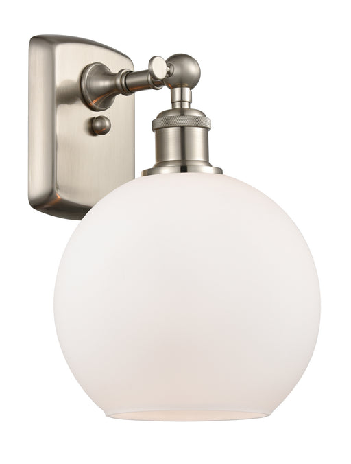 Innovations - 516-1W-SN-G121-8 - One Light Wall Sconce - Ballston - Brushed Satin Nickel