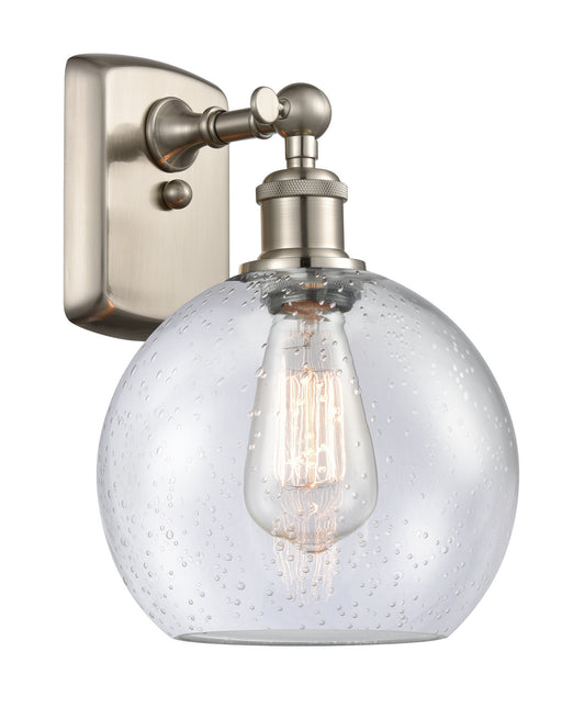 Innovations - 516-1W-SN-G124-8 - One Light Wall Sconce - Ballston - Brushed Satin Nickel