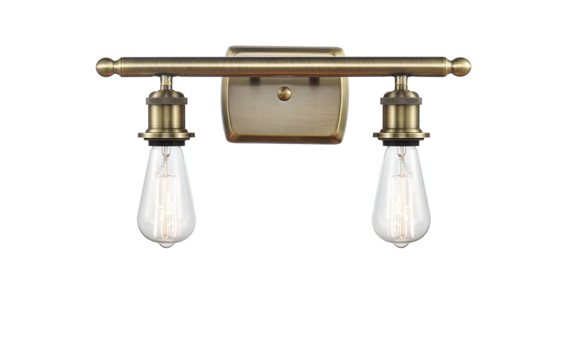 Innovations - 516-2W-AB - Two Light Bath Vanity - Ballston - Antique Brass