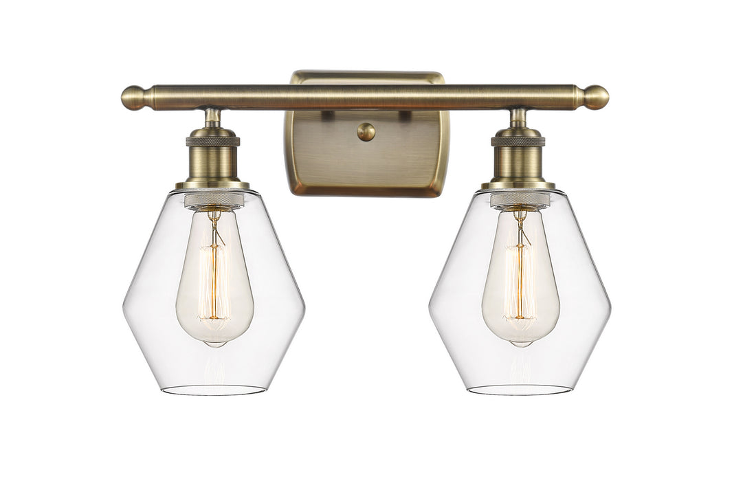 Innovations - 516-2W-AB-G652-6 - Two Light Bath Vanity - Ballston - Antique Brass