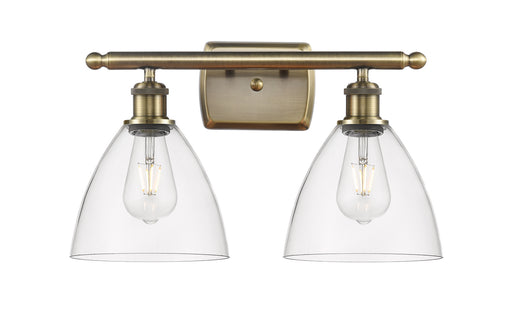 Innovations - 516-2W-AB-GBD-752 - Two Light Bath Vanity - Ballston - Antique Brass