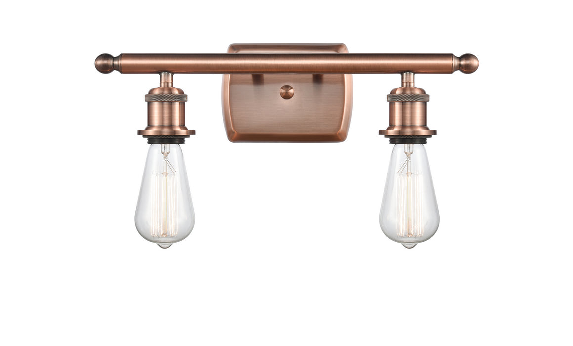 Innovations - 516-2W-AC - Two Light Bath Vanity - Ballston - Antique Copper