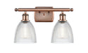 Innovations - 516-2W-AC-G382-LED - LED Bath Vanity - Ballston - Antique Copper
