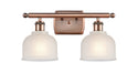 Innovations - 516-2W-AC-G411-LED - LED Bath Vanity - Ballston - Antique Copper