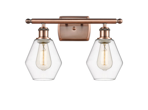 Innovations - 516-2W-AC-G652-6 - Two Light Bath Vanity - Ballston - Antique Copper