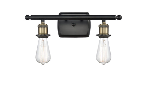 Ballston LED Bath Vanity Black Antique Brass