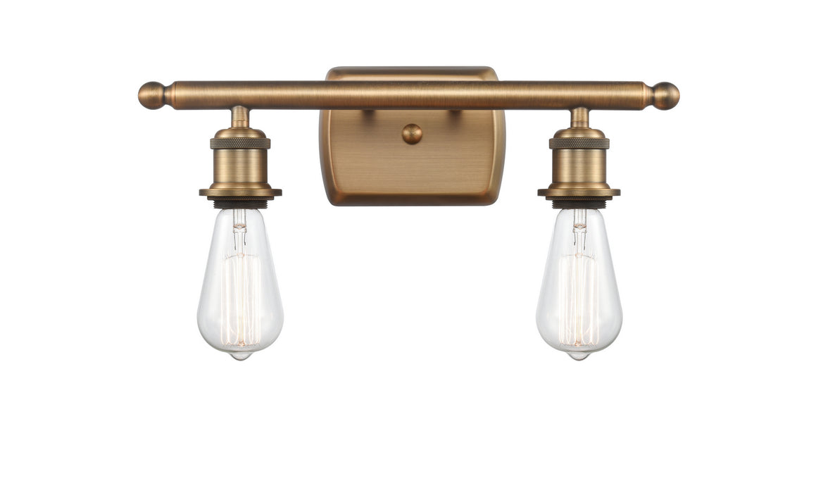 Innovations - 516-2W-BB - Two Light Bath Vanity - Ballston - Brushed Brass