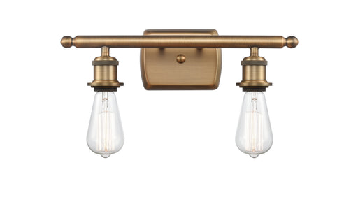 Ballston Two Light Bath Vanity Brushed Brass