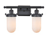 Innovations - 516-2W-BK-CE231-W - Two Light Bath Vanity - Austere - Matte Black