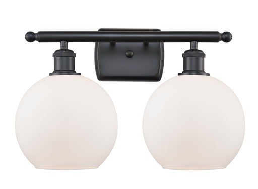 Innovations - 516-2W-BK-G121-8 - Two Light Bath Vanity - Ballston - Matte Black