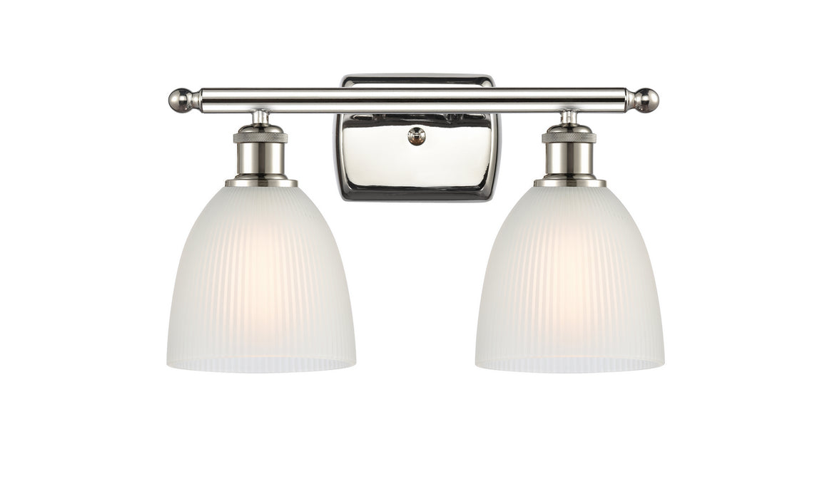 Innovations - 516-2W-PN-G381 - Two Light Bath Vanity - Ballston - Polished Nickel