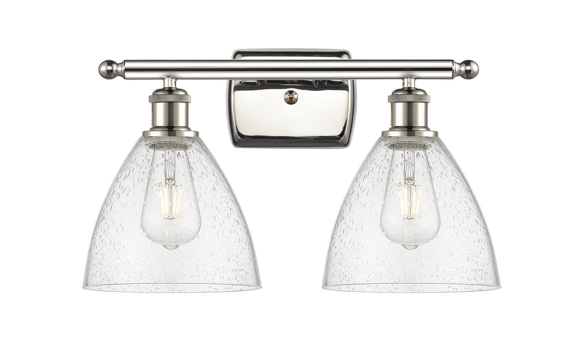 Innovations - 516-2W-PN-GBD-754 - Two Light Bath Vanity - Ballston - Polished Nickel