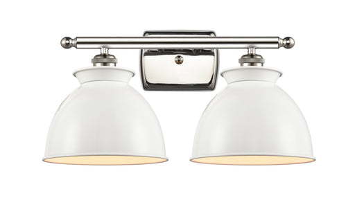 Innovations - 516-2W-PN-M14-W - Two Light Bath Vanity - Ballston - Polished Nickel