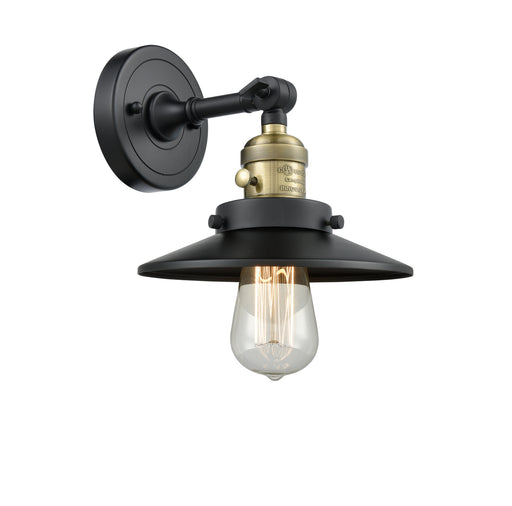 Innovations - 203SW-BAB-M6-LED - LED Wall Sconce - Franklin Restoration - Black Antique Brass