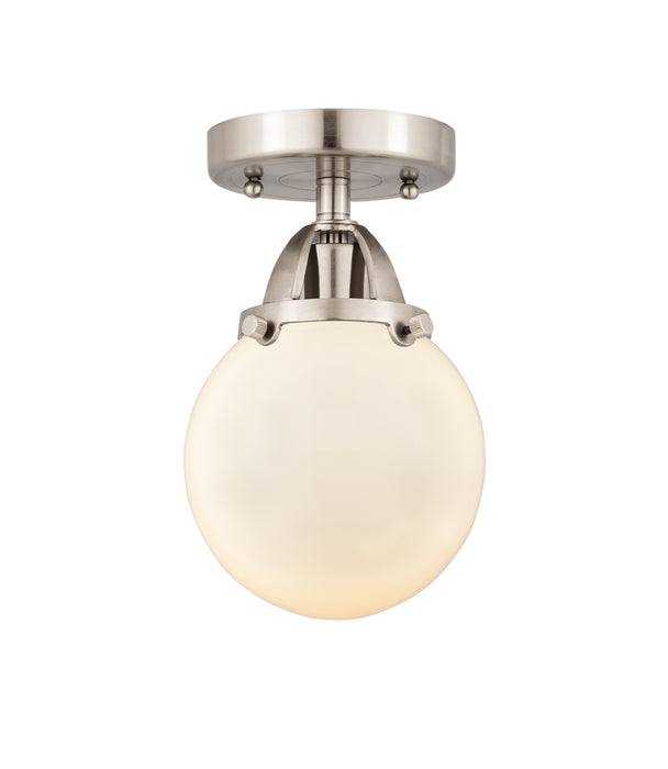 Innovations - 288-1C-SN-G201-6 - One Light Semi-Flush Mount - Nouveau 2 - Brushed Satin Nickel