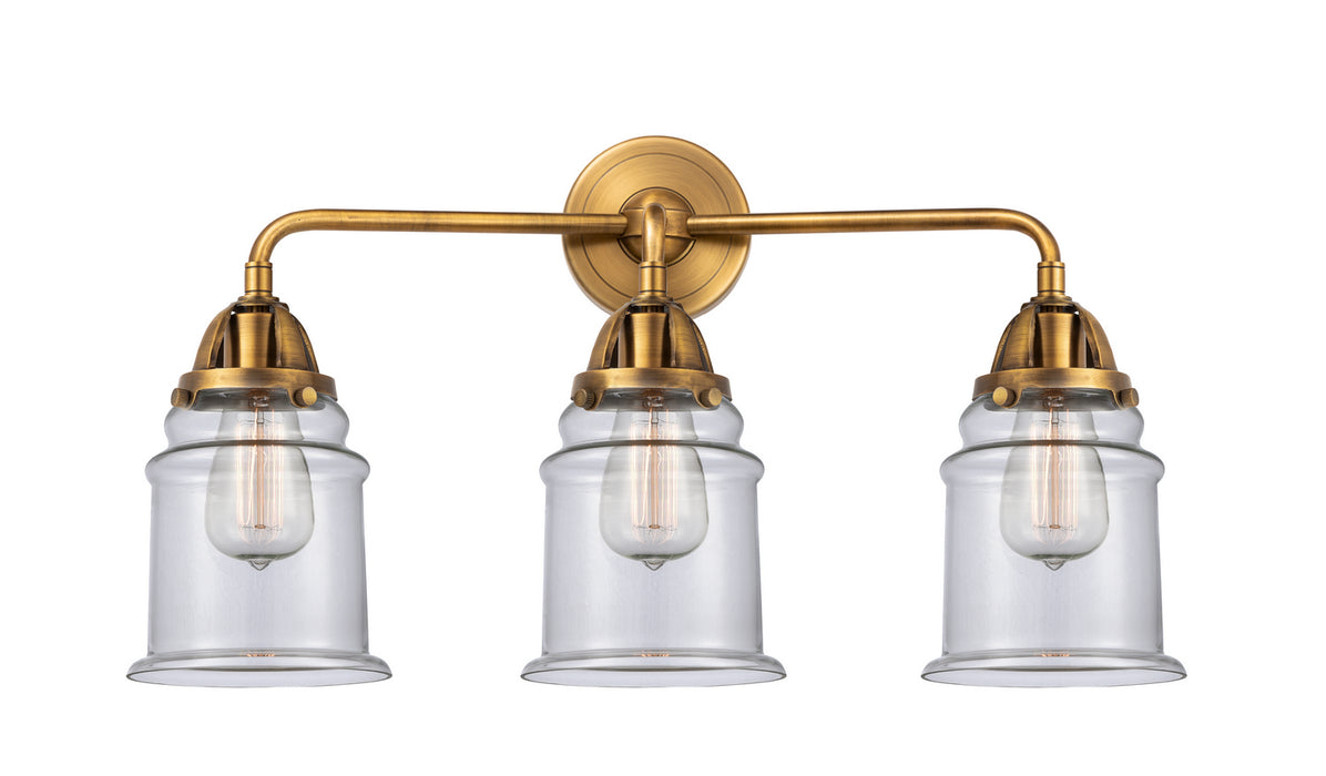 Innovations - 288-3W-BB-G182 - Three Light Bath Vanity - Nouveau 2 - Brushed Brass