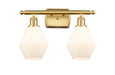 Innovations - 516-2W-SG-G651-6 - Two Light Bath Vanity - Ballston - Satin Gold