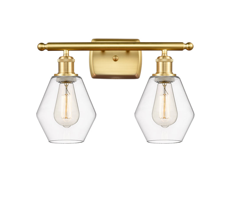 Innovations - 516-2W-SG-G652-6 - Two Light Bath Vanity - Ballston - Satin Gold