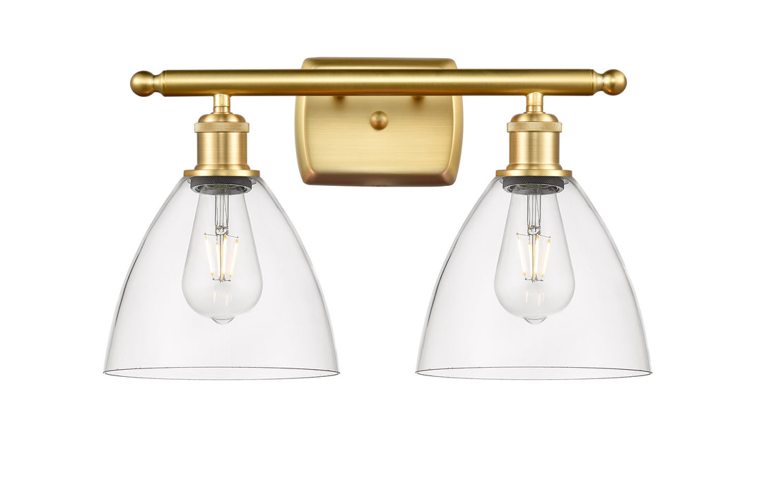 Innovations - 516-2W-SG-GBD-752 - Two Light Bath Vanity - Ballston - Satin Gold