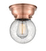 Innovations - 623-1F-AC-G204-6-LED - LED Flush Mount - Aditi - Antique Copper