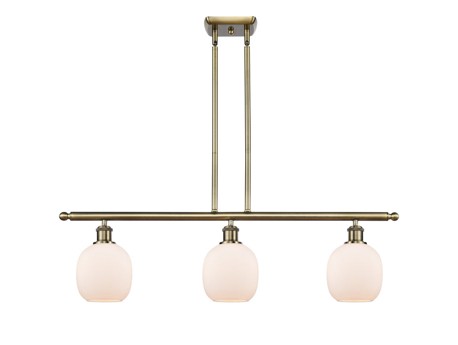 Innovations - 516-3I-AB-G101 - Three Light Island Pendant - Ballston - Antique Brass