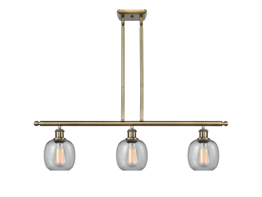 Innovations - 516-3I-AB-G104 - Three Light Island Pendant - Ballston - Antique Brass