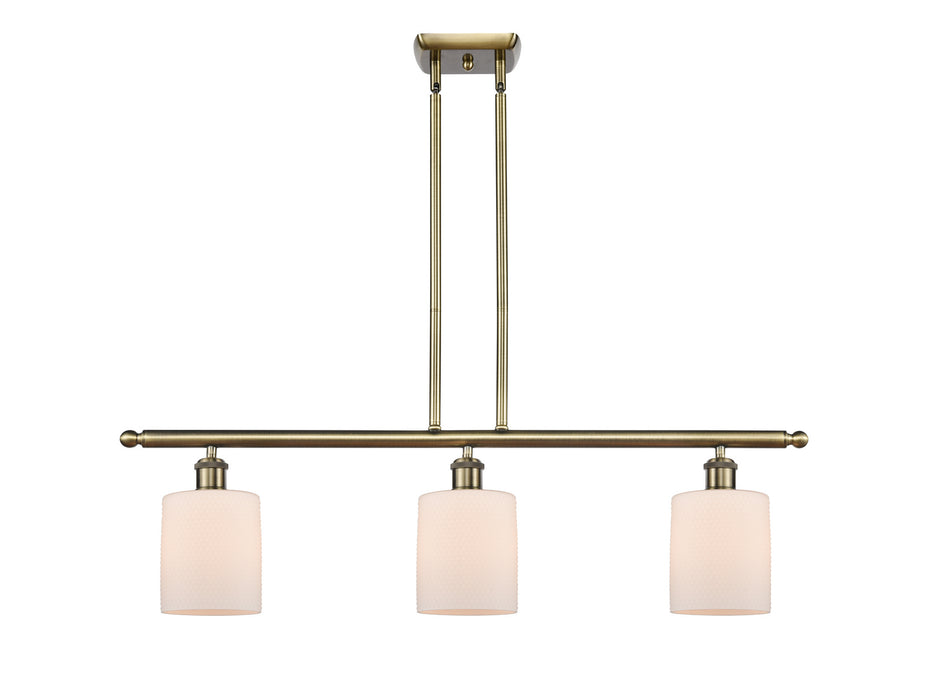 Innovations - 516-3I-AB-G111 - Three Light Island Pendant - Ballston - Antique Brass