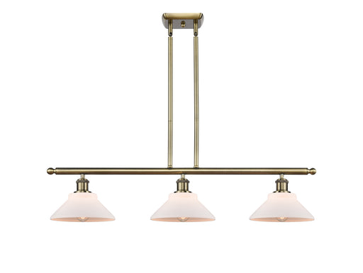 Ballston LED Island Pendant Antique Brass