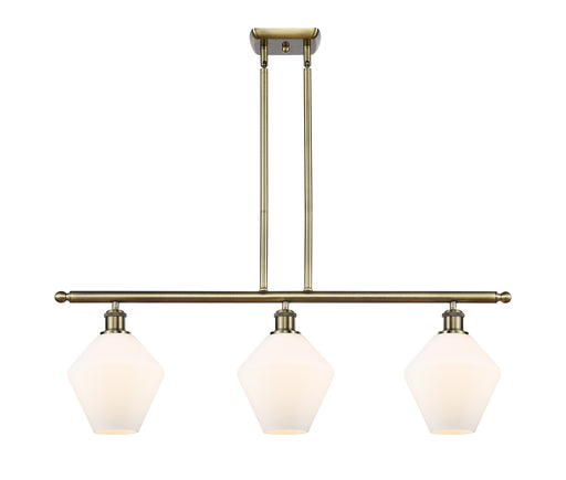 Innovations - 516-3I-AB-G651-8 - Three Light Island Pendant - Ballston - Antique Brass