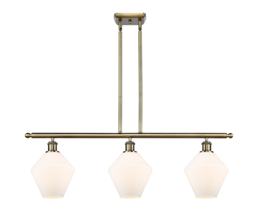 Innovations - 516-3I-AB-G651-8 - Three Light Island Pendant - Ballston - Antique Brass