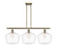 Innovations - 516-3I-AB-G652-12 - Three Light Island Pendant - Ballston - Antique Brass