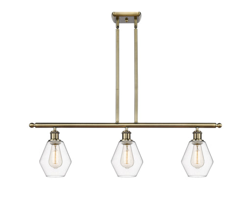 Innovations - 516-3I-AB-G652-6 - Three Light Island Pendant - Ballston - Antique Brass