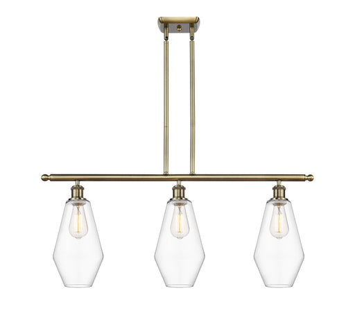 Innovations - 516-3I-AB-G652-7 - Three Light Island Pendant - Ballston - Antique Brass