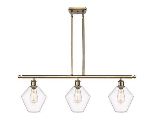 Innovations - 516-3I-AB-G652-8-LED - LED Island Pendant - Ballston - Antique Brass