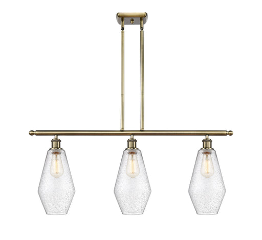 Innovations - 516-3I-AB-G654-7 - Three Light Island Pendant - Ballston - Antique Brass