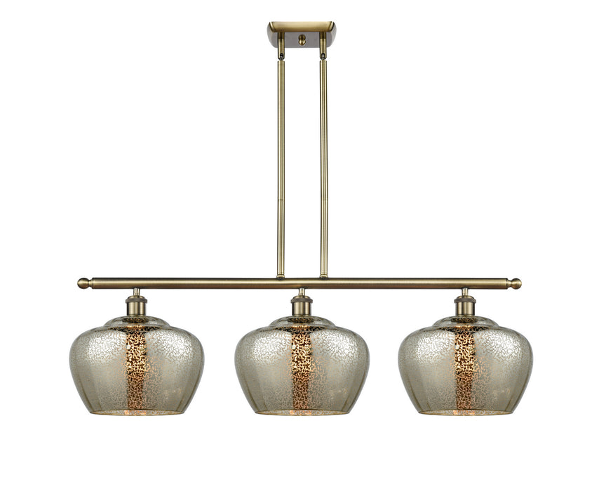 Innovations - 516-3I-AB-G96-L - Three Light Island Pendant - Ballston - Antique Brass