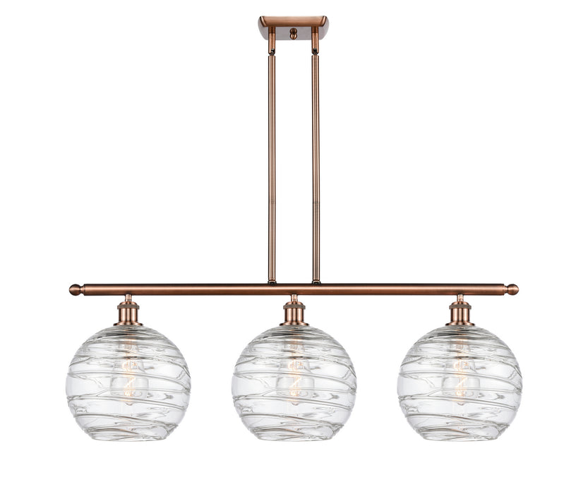 Innovations - 516-3I-AC-G1213-10 - Three Light Island Pendant - Ballston - Antique Copper