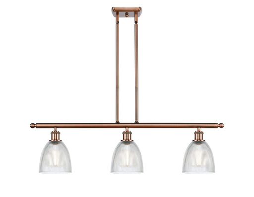 Innovations - 516-3I-AC-G382 - Three Light Island Pendant - Ballston - Antique Copper