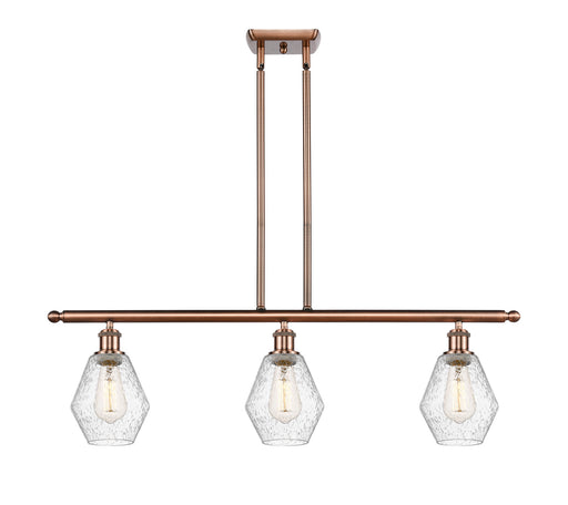 Innovations - 516-3I-AC-G654-6 - Three Light Island Pendant - Ballston - Antique Copper