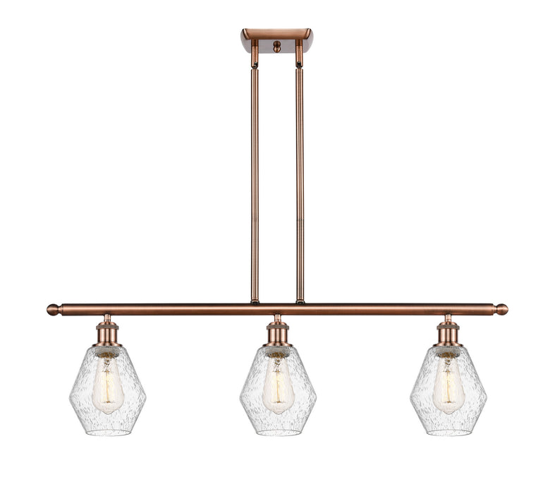 Innovations - 516-3I-AC-G654-6 - Three Light Island Pendant - Ballston - Antique Copper