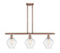 Innovations - 516-3I-AC-G654-8 - Three Light Island Pendant - Ballston - Antique Copper