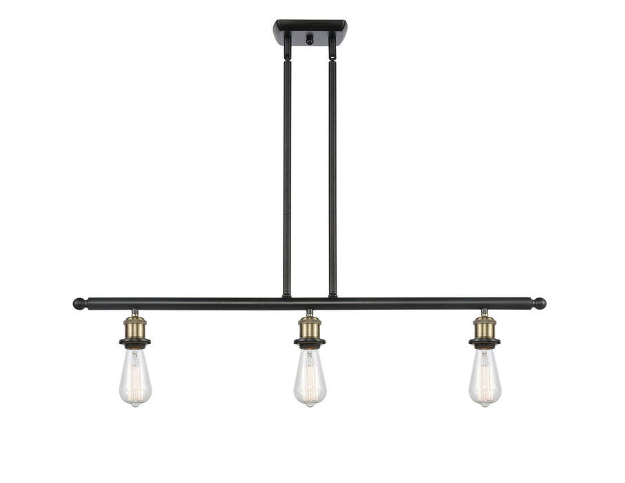 Innovations - 516-3I-BAB - Three Light Island Pendant - Ballston - Black Antique Brass